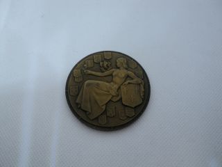 1949 French Line Ile De France Medal
