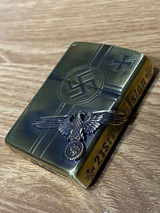German Nazi Ww2 Zippo Lighter,  Extremely Rare,  Collectible,  Only 43 In The World