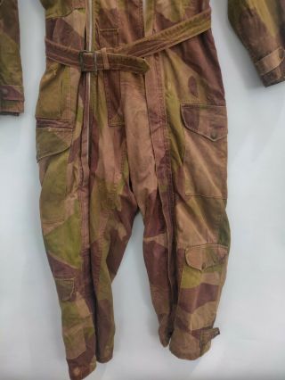 WW2 WWII Era British Army Brush Stroke Camo Camouflage Tank Pixie Suit 3