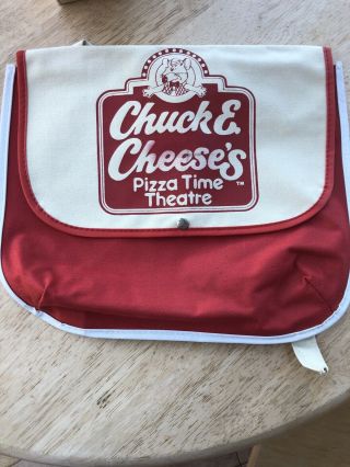 Vintage Chuck E Cheese Canvas Kids Backpack