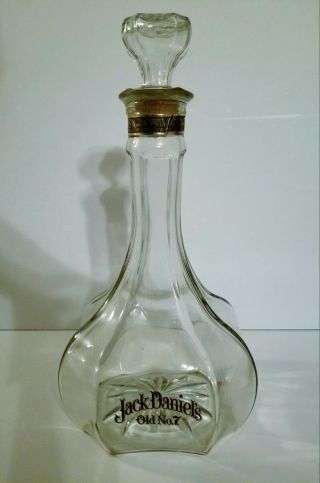 Vintage Jack Daniels “old No.  7” Riverboat Captains Bottle - Whiskey Decanter 1.  75l