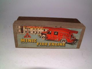 Vintage Tri - Ang Minic Fire Engine Empty Box Only