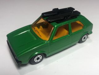 Matchbox Superfast No.  7 Green Vw Golf 1976 Lesney Products Made In England