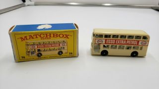 Matchbox Lesney 74 Daimler Bus E4 Type Empty Box