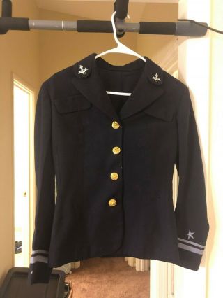 Us Navy Waves Ww2 Wwii Uniform Size Officer Small/xsmall