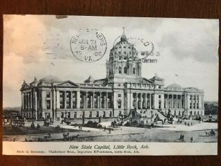 1906 State Capitol,  Little Rock,  Arkansas D9