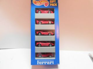 Hot Wheels - 1/64 - Gift Pack 5 Cars - - Ferrari