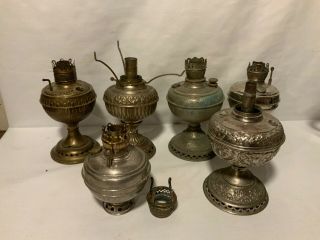 Junior Brass Kerosene Oil Lamp Parts Restoration Miller,  Little Jewel