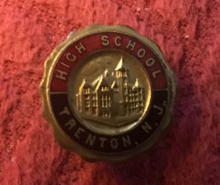 Vintage Trenton Nj High School Pin