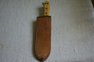 Ww2 Usmc Briddell Medical Corpsman Bolo Knife W/ Boyt 1945 Leather Sheath