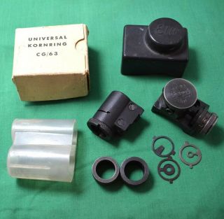 Swedish Mauser Elite Diopter & Tunnel Sight Complete And Extra Parts