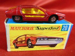 Matchbox Superfast 20 Lamborghini Marzal Sports Car Red