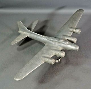 Wwii Usaac Being B - 17 Flying Fortress Airplane Bomber Desk Model Trench Art 16