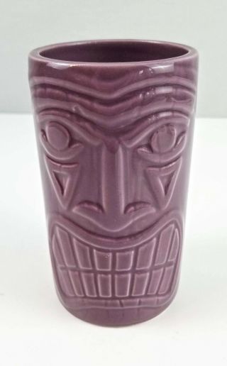 True Beachcombers Ceramic Tiki Mug,  Purple,  Out Of Box