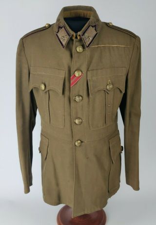 Wwii Ww2 Royal Hungarian Army Colonel Rank Officers 4 Pocket Tunic