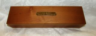 Vintage Jack Daniels Distillers Thermometer in Wooden Box w/Brass Label 2