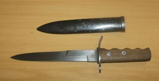 Early Pattern 1935 Ww2 Italian Mvsn Fascist Trench Knife Dagger