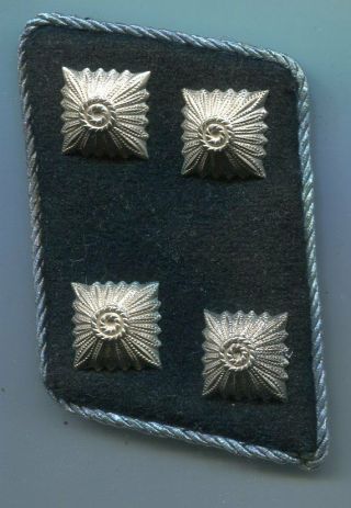 German World War Ii Waffen Elite Sturmbanfuhrer Officers Rank Collar Tab
