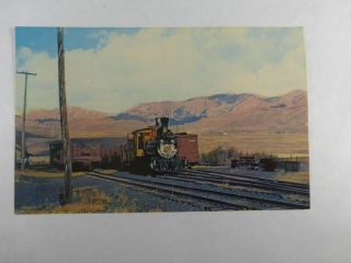 D&rgw 268 At Crested Butte,  Colorado Rppc