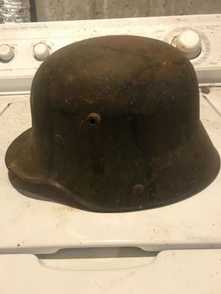 Ww1 German M17 Steel Helmet,  Paint
