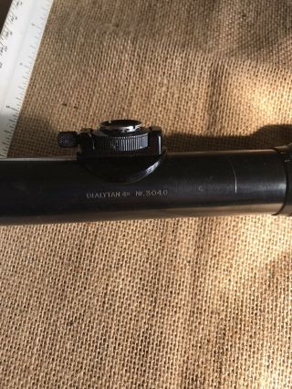 Hensoldt/Wetzlar Dialytan 4X rifle scope WW2 German Sniper Scope 3