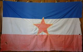 102 " Rare Yugoslavia Partisan Brigade Flag Ww2 Tito Jugoslavija Rare