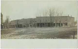 Main St. ,  No 9,  Dundee,  Michigan,  Rppc By J.  H.  Cave,  Detroit