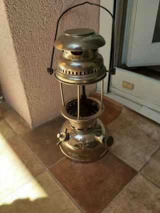 Old Petromax Pressure Lamp Kerosene Camping Lantern There Is No Glass