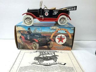 ERTL 1917 Maxwell Touring Race Car TEXACO OIL BANK,  Vintage Diecast Collectable 2