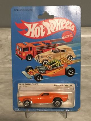 Hot Wheels 1982 Dixie Challenger 426 Orange In.  3364.  Look