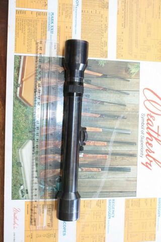 German Hensoldt Wetzlar Dialytan 4x Scope Sniper Mauser K98 Dail Post Reticle