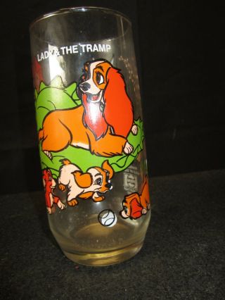 Vintage - Pepsi Collector Series - Lady And The Tramp - Glass