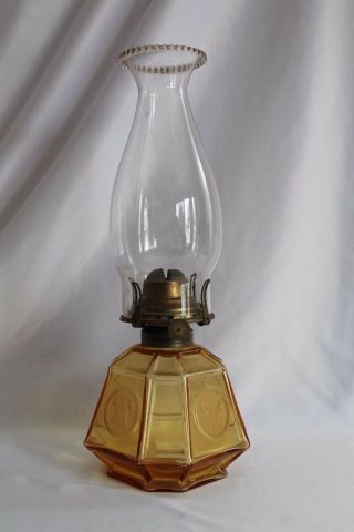 Rare Wwii Era A.  B.  C.  Co.  U.  S.  Army Military Liberty Bell Patriotic Oil Lamp