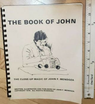 The Book Of John By John Mendoza Close Up Magic Card Magic