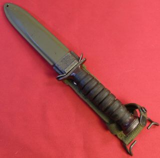 U.  S.  M3 Fighting Knife With Scabbard.  Made By Imperial.