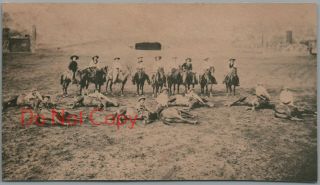 101 Ranch,  Bliss Ok Wild West Show Cowboys 1914 Anglo American Exposition