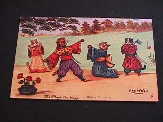Artist Signed Louis Wain,  Cats The Play 