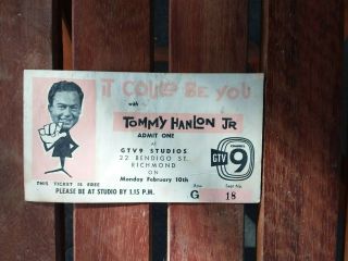 Gtv Channel 9 Invitation To It Could Be You With Tommy Hanlon Jr