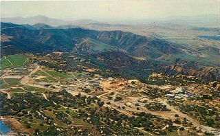 Chrome Postcard Ca I349 Nuclear Field Laboratory Santa Susana Mts Atomic Energy