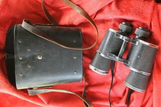 Wwii German Kriegsmarine Carl Zeiss Binoculars 7x50 With Case