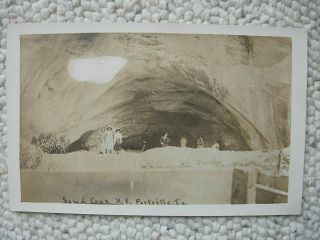 Rppc - Postville Ia - Sand Cave - Iowa - Allamakee County - Real Photo