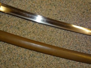 WWII Japanese Shin - Gunto P - 1944 Army Officer ' s Sword,  Signed & Dated 3