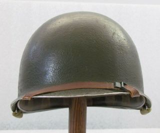 WWII US M1 Fixed Bale Schlueter Helmet with Westinghouse Liner 2