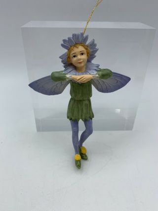 Retired Cicely Mary Barker Flower Fairies Ornament Figurine Michaelmas Daisy 3