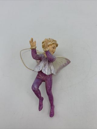 Retired Cicely Mary Barker Flower Fairies Ornament Figurine Crocus Boy Fairy