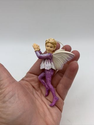 Retired Cicely Mary Barker Flower Fairies Ornament Figurine Crocus Boy Fairy 3