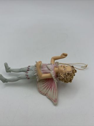 Retired Cicely Mary Barker Flower Fairies Ornament Pink Fairy Boy 2