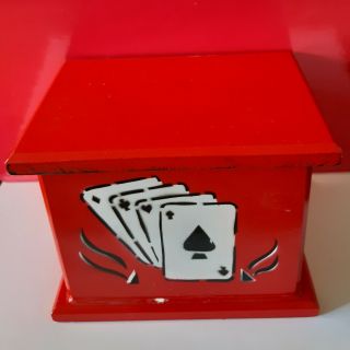 Unique Card Rise Box U.  F.  Grant - Vintage Magic Trick 2