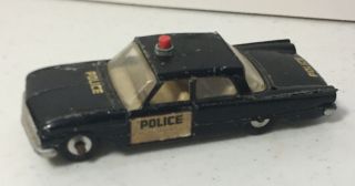 Vintage Dinky Toys Ford Fairlane Police Car Diecast England