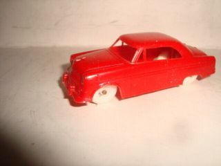 F&f Mold 1954 Ford 2 Dr.  Ht.  Cereal Premium Plastic Toy Car / Red